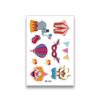 30 PCS Cartoon Cute Tattoo Stickers Children Amusement Park Stickers