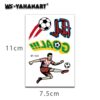 20 PCS World Cup Theme Cartoon Football Children Tattoo Stickers