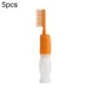 5 PCS Scale Press Hair Dye Bottle With Comb Teeth