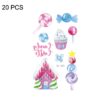 20 PCS Waterproof Sweatproof Cartoon Child Tattoo Stickers