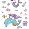 20 PCS Marine Animal Waterproof Children Tattoo Stickers