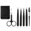 6-In-1 Stainless Steel Eyebrow Trimming Set