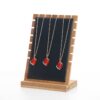 Bamboo Wood Detachable Jewelry Storage Display Stand