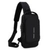 Men Multifunctional Waterproof Password Anti-theft Chest Bag