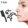 5 Sets Nose Beauty 3D Invisible Silicone Nose Pad Nose Bridge Booster