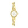 BS Bee Sister FA1531  Butterfly Cross Full Diamond Ladies Watch Bracelet Watches