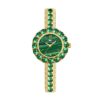 BS Bee Sister FA1698 Ladies Simple Temperament Retro Malachite Texture Small Green Watch