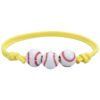 10 PCS Basketball Baseball Adjustable Braided Wire Bracelet