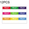12 PCS My Name Stickers 18 Design Stickers Kids Stationery Stickers
