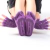 Non-slip Open Finger Yoga Sports Gloves+Five Finger Yoga Socks Set