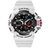 SMAEL 8043 Multifunctional Dual Display Shockproof Outdoor Waterproof Sports Quartz Watch