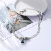 Hip-Hop Flat Snake Chain Dual-Layer Snake Bone Chain