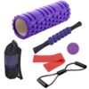 EVA Hollow Foam Roller Muscle Relaxation Roller Yoga Column Set Fitness Equipment