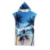 Adult Hooded Bath Towel Fine Fiber Beach Quick Dry Bathrobe