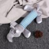 Animal Cute Long Striped Plush Sounding Pet Toy