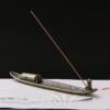 Fisherman Incense Stick Holder Insence Burner Ash Catcher Insense Stand