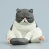 Warm Series Sitting Sleepy Zoo Figure Fridge Magnets
