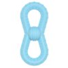 BG5039 Number 8 Shape Dog Teething Stick TPR Pet Chewing Toy Ball