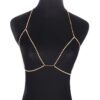 Sexy Sparkle Rhinestone Halter Necklace Bikini Beach Body Chain