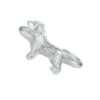 SCR952-E S925 Sterling Silver Cute Little Golden Retriever Puppy Ring