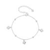 BSB139 925 Sterling Silver Lucky Clover Bracelet