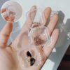 10pcs Transparent Jewelry Storage Box Travel Portable Small Box