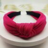 5cm Wide-brimmed Pressed Hair Solid Color Headband