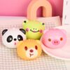 Decompression Cartoon Animal Squeeze and Play Children Pressing Buns Decompression Venting Balls