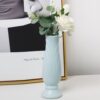 Petal Shaped Simple Drop-Proof PE Vase Imitation Porcelain Home Decoration Ornaments