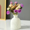 Drop Resistant PE Potted Plant Vase Colorful Imitation Porcelain Decorative Arrangement For Wet And Dry Use
