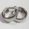 Simple Round Earrings 925 Sterling Silver Ear Studs