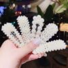 5pcs /Set Pearl Hair Clips Set Large Hair Clips Pins Barrette Women Girls Hair Accessories