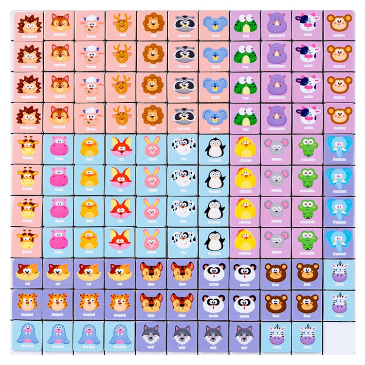 Children Wooden Fun Magnetic Puzzle Parent-child Interactive Desktop Game