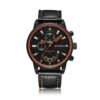 Curren 8217 Leather Strap Casual Waterproof Quartz Men Watch with Calendar