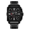 SANDA 5304 Quartz Men Watch Three Eyes Six Stitches Simple Calendar Waterproof Waist Watch