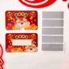 10pcs /Set New Year Game Gift Scratch Card Children Spring Festival Reward Live Scratch Card