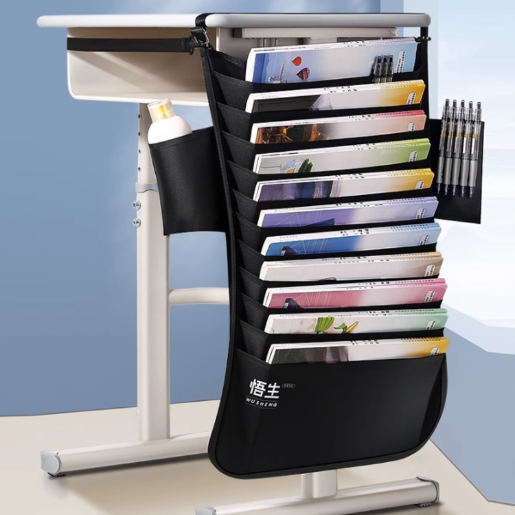 High School Student Classroom Desk Book Storage Hanging Bag