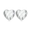 S925 Sterling Silver Love Heart Earrings For Women