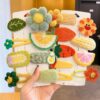 Plush Hair Clip Children Clip Headdress Side Bangs Clip