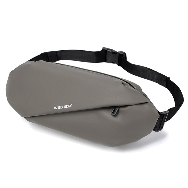 WEIXIER YB9569 Large Capacity Casual Simple Slanting Cross Shoulder Bag Sports Cell Phone Waist Bag