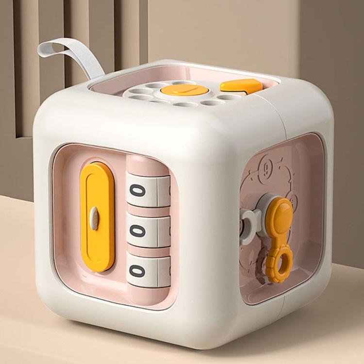 Baby Educational Multifunctional Hexahedron Montessori Early Learning Cube Toy