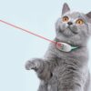 Smart Laser Cat Teaser Collar Adjustable USB Rechargeable Infrared Cat Teaser Stick
