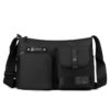 WEPOWER Casual Men Crossbody Bag Outdoor Large Capacity Crossbody Shoulder Bag