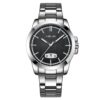 HELEI H9026A-G Men Waterproof Quartz Watch Stainless Steel Calendar Automatic Display Watch