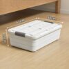 Household Underbed Storage Box With Wheels Drawer Type Clothes Storage Box