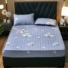 150x200cm Thicken Mattress Protector Cotton Antibacterial Skin-Friendly Durable Fitted Bed Sheet Cover