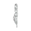 S925 Sterling Silver Platinum Romantic and Warm Tulip Beaded Jewelry Pendants