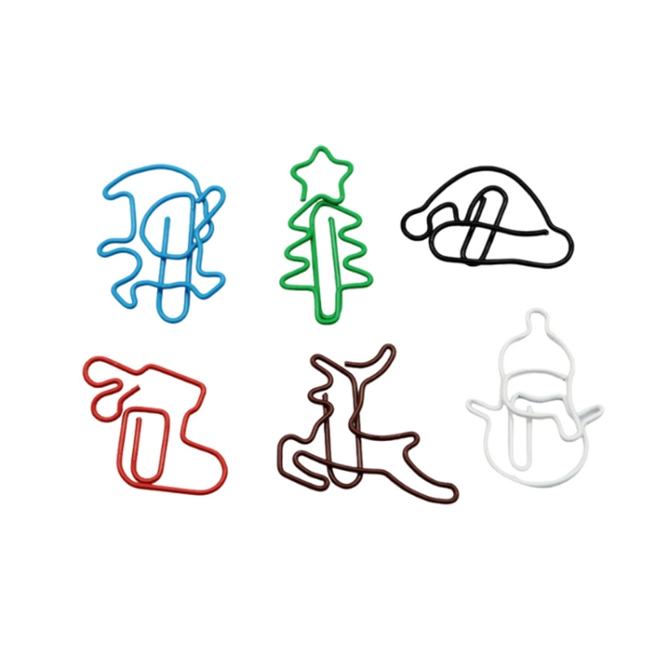 Cartoon Colored Special Shaped Thickened Bookmark Metal Paper Clip