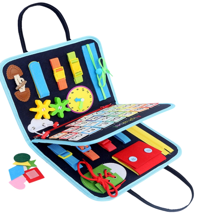 Toddler Montessori Busy Board DIY Children Sensory Early Learning Educational Toy