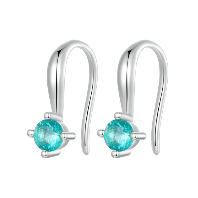 S925 Sterling Silver Elegant Green Earrings